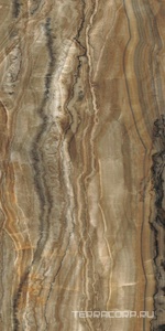 Керамогранит Idalgo Гранит Оникс  коричневый LLR лаппат   60x120 Коричневый 