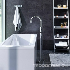 Cмеситель  для ванны и душа, отдельностоящий, хром ZZ AMPM Sense F7514100