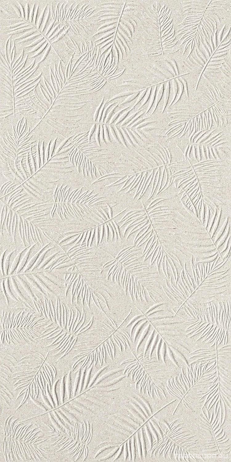 Керамическая плитка Atlas Concorde Italy 3D Wall Carve Leaf Pearl 40x80 ZZ Белый, фото 4