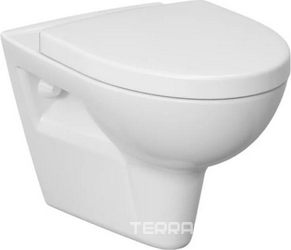 Унитаз подвесной Cersanit Parva new clean on с микролифтом| 51x34x36