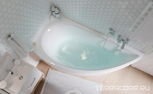 Акриловая ванна 1MarKa Piccolo L, 150x75 без гидромассажа, без каркаса, без панели,без слива-перелива, ZZ 1Marka piccolo У10976