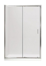 UNO-BF-1-100-M-Cr Душевая дверь, матовое стекло, профиль хром | ZZ