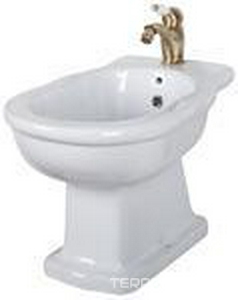 Биде напольное 380х570мм, с 1 отв.д/смесит., БЕЗ компл. крепл. арт. TWBRF109-хх,  ZZ TW Collection Bristol TWBR06bi*1