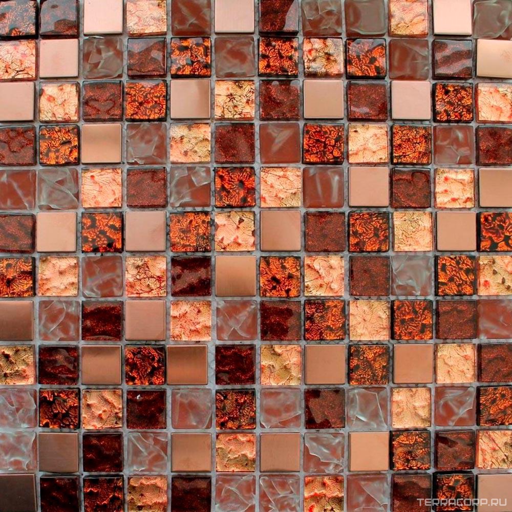 Мозаика Мастера Керамики Glass Мозаика 012 (чип 23x23) ZZ30x30 n/a, фото 3