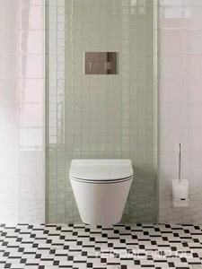 Подвесной унитаз, безободковый, БЕЗ крышки-сиденья, крепеж в комплекте, белый Kerama Marazzi Plaza PLMR.wc.02/KMPMWc53GWh2