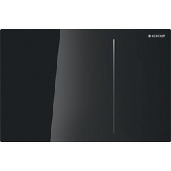 Клавиша двойного смыва, (стекло цв.черный), Sigma 70 ZZ