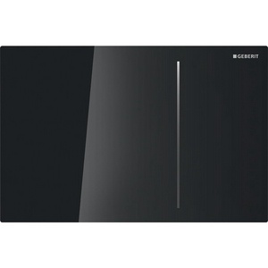 Клавиша двойного смыва, (стекло цв.черный),  ZZ Geberit Sigma 70 115.620.SJ.1