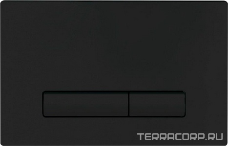 Кнопка двойного смыва для инсталляции подвесного унитаза, (цв.черный матовый), BelBagno Genova ZZ BelBagno genova BB021-GV-NERO.M