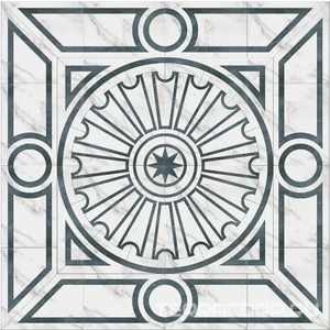 Керамическая плитка Kerama Marazzi Виндзор Панно Бергамо 240x240 Комбинированный 