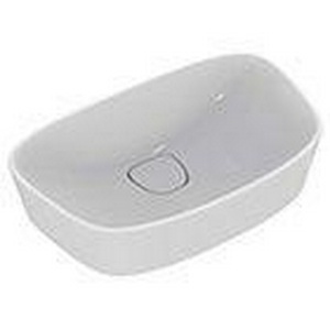 Раковина накладная на столешницу 52х32хh12см, без перелива, (заглушка слива, крепеж в компл.), цв.евробелый с покрытием Ideal Plus,  ZZ Ideal Standard Dea T0443MA