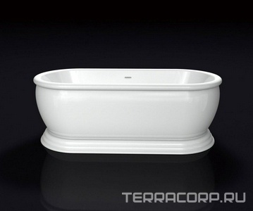 Ванна свободностоящая1760x790x600 мм, акрил, БЕЗ слива-перелива и накладки на перелив, BelBagno ZZ BelBagno Универсал BB03