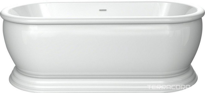 Ванна свободностоящая1760x790x600 мм, акрил, БЕЗ слива-перелива и накладки на перелив, BelBagno ZZ BelBagno Универсал BB03