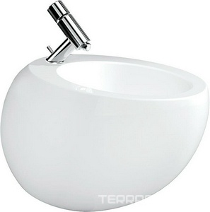 Биде подвесное 39х58,5х41,5см, с 1 отв. д/смес., (сифон с сист. скрытого перелива, крепл. в компл.) Alessi ZZ Laufen alessi 8.3097.1.400.304.1