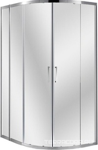 Душевой уголок 1200х900хh1950мм, правый/левый, (стекло прозр.Idrorepellente 6мм, фурн.цв.хром),  ZZ Cezares Molveno MOLVENO-RH-2-120/90-C-Cr-IV