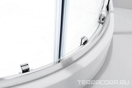 Душевой уголок 1200х900хh1950мм, правый/левый, (стекло прозр.Idrorepellente 6мм, фурн.цв.хром),  ZZ Cezares Molveno MOLVENO-RH-2-120/90-C-Cr-IV