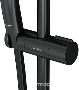 Душевой набор  (ручн. душ 1 функций, штанга 70 см, шланг 1750см, крепл. ), черный AMPM Gem F0190022