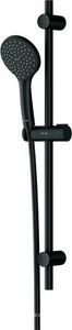 Душевой набор  (ручн. душ 1 функций, штанга 70 см, шланг 1750см, крепл. ), черный AMPM Gem F0190022