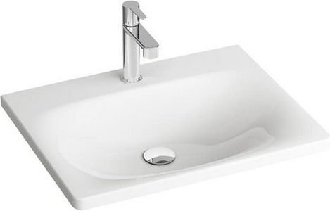 Умывальник подвесной керамический Balance 600 белый ZZ Ravak BALANCE XJX01260000