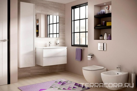 Унитаз подвесной 365х535мм, безободковый Aquablade, без сиденья, крепёж в компл.,  Ideal Standard Tesi T007901