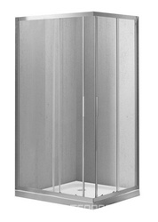 Душевой уголок 100х80х195 мм, стекло-Punto,профиль-хром, Sela ZZ