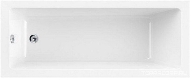 Ванна 180х80хh49см, прямоугольная, БЕЗ мет. каркаса, (акрил),  ZZ Cezares Plane Solo PLANE SOLO-180-80-49-W37