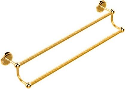 Полотенцедержатель двойной 700мм (цв. латунь (Luxbrass))  ZZ THG Versailles G14-D03-00516