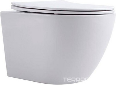 Унитаз подвесной, безободковй, с крышкой-сидением микролифт KL Aquanet cetus 00249710
