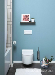 Унитаз подвесной, безободковй, с крышкой-сидением микролифт KL Aquanet cetus 00249710