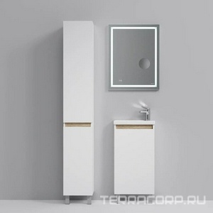 Тумба напольная , 45 см, БЕЗ РАКОВИНЫ, 42.5x24.8x81 см,  цв. белый глянец, ZZ AMPM X-Joy M85AFSX0451WG