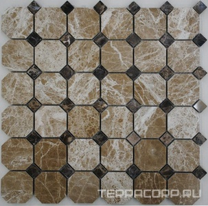 Мозаика Спектр-М Натуральный камень Мозаика из камня на сетке М20-319-1548Р 30.5x30.5 Комбинированный 