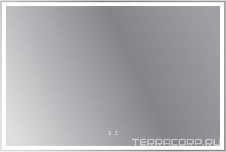 Зеркало 1200x30x800мм, с встроенным по периметру светильником и сенсорным выключателем, 12W, 220-240V, BelBagno ZZ BelBagno Универсал SPC-GRT-1200-800-LED-TCH