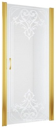Дверь в душевой проем ЕР 90 09 ARTDECO D2  профиль золото стекло узорчатое ARTDECOD2, БЕЗ покрытия ZZ
