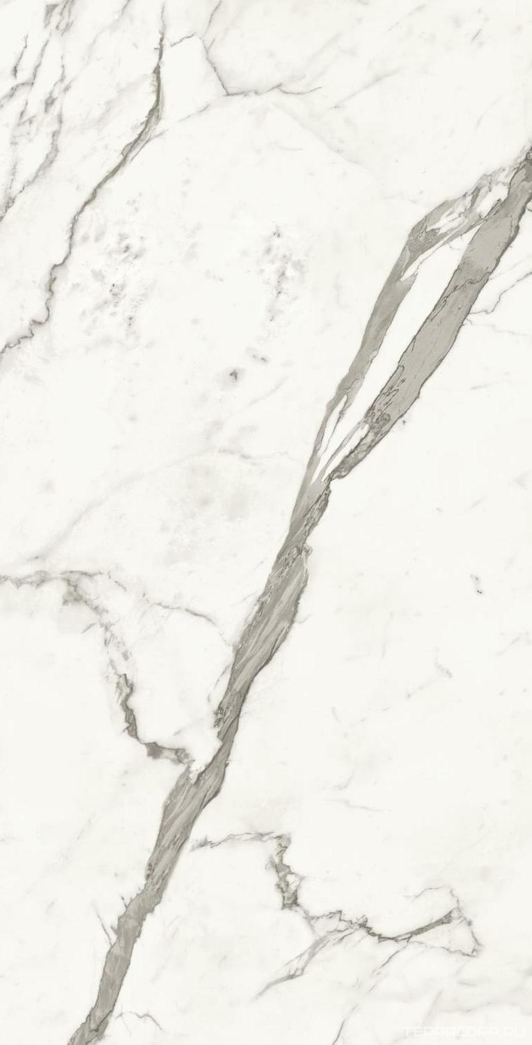 Керамогранит Atlas Concorde Italy Marvel Shine Marvel Statuario Supremo 75x150 Silk Белый, фото 5