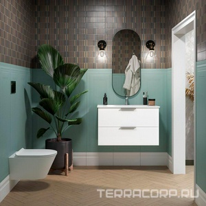 Раковина мебельная 85 см, для тумбы "" Kerama Marazzi Piano PI.wb.85