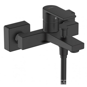 Смеситель для ванны, (цв.матовый черный),  ZZ Hansgrohe Vernis Shape 71450670