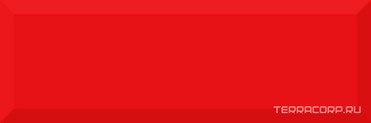 Monocolor Rojo Biselado Brillo ZZ10x30