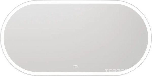 Зеркало STWORKI  100x50 см с подсветкой, сенсор на зеркале, овальное, ZZ STWORKI Мальмё LED-00002202 / к.т.472137