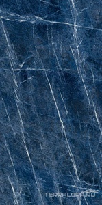 Керамогранит Ariostea Ultra Marmi Sodalite Blu Lucidato (Shiny) Block A  6 mm 150x300 Голубой 