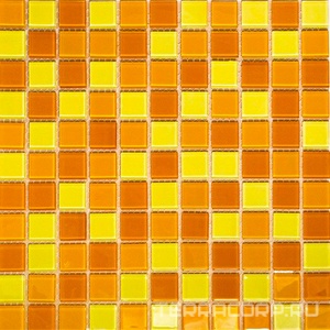 Мозаика Мастера Керамики Glass Мозаика FA011,013,015 (чип 25x25) 30х30 Бежевый 