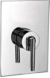 Смеситель для душа, встраиваемый в стену (цв. хром, ручка цв. Etnite Maniglia),  ZZ 3M Arche 0208 СС Etnite Maniglia