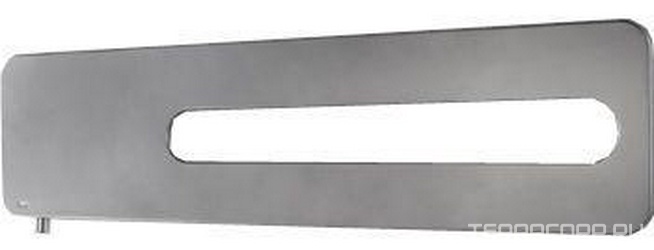 Полотенцесушитель h404х1604мм, на сист.отоп., до 8bar, 572W, G1/2, (креплен, клап Маевск.в компл.), БЕЗ кран/пер.,(цв.серебро) Badge ZZ