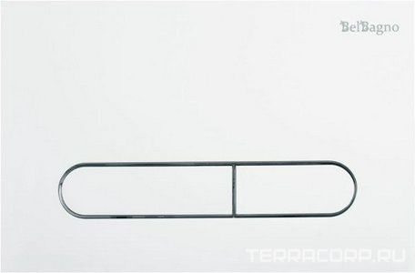 Кнопка двойного смыва для инсталляции подвесного унитаза, (цв.белый), BelBagno Prospero BelBagno prospero BB004-PR-BIANCO