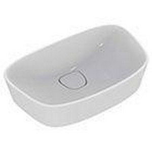 Раковина накладная на столешницу 52х32хh12см, без перелива, (заглушка слива, крепеж в компл.), цв.евробелый,  ZZ Ideal Standard Dea T044301