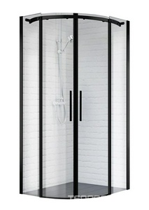 Душевое ограждение 900x900х1950мм, 2 раздвижных двери, 2 неподвижных секции, (стекло прозрачн.8мм, фурн.цв.хром), Acqua ZZ BelBagno ACQUA ACQUA-R-2-90-C-Cr
