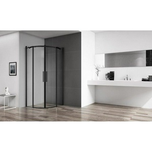 Душевое ограждение 900x900х1950мм, 2 раздвижных двери, 2 неподвижных секции, (стекло прозрачн.8мм, фурн.цв.хром), Acqua ZZ BelBagno ACQUA ACQUA-R-2-90-C-Cr