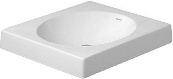 Раковина 500х500h75мм, без отверстия д/смесит., (крепл. в компл.)  ZZ Duravit Architec 032050 00 00