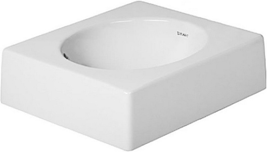 Раковина 420х420h170мм, без отверстия д/смесит., (крепл. в компл.)  ZZ Duravit Architec 032042 00 00