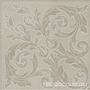 Керамогранит Kerama Marazzi Монсанту Декор  бежевый светлый 40,2х40,2 Серый 