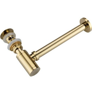 Сифон для раковины GOLD (Слив клик-клак приобретается отдельно), цв. золото ZZ Boheme Универсал 608-2