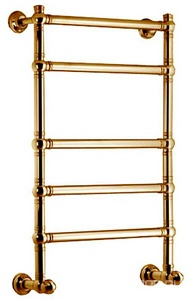 Полотенцесушитель 600(665)хh930х220мм, подвод воды int.550, (цв. золото), краны, крепеж в комплекте (ГВС, 6 bar), Margaroli  ZZ Margaroli Armonia 9-464/5/600 GL